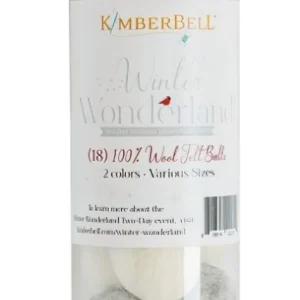 Kimberbell - Winter Wonderland Wool Felt Balls 1"