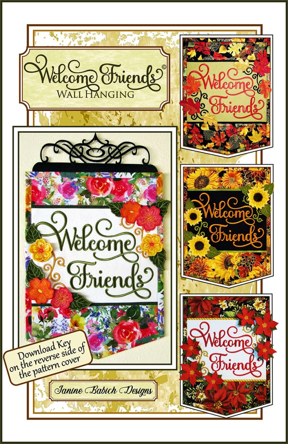 Janine Babich - Welcome Friends Wall Hanging ME Design