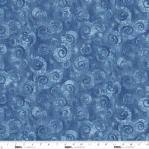 Studio E - 118" Slate Spiral Storm Wide Back