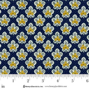 Henry Glass - Kim Diehl Love Struck Navy Leafy