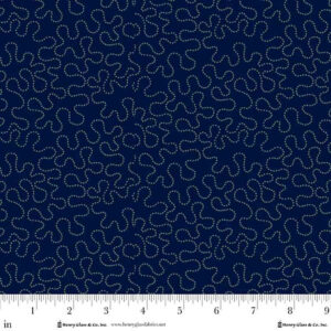 Henry Glass - Kim Diehl Love Struck Navy Dotted