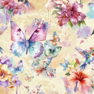 Lumen Fabrics - Flight of Fancy Multi