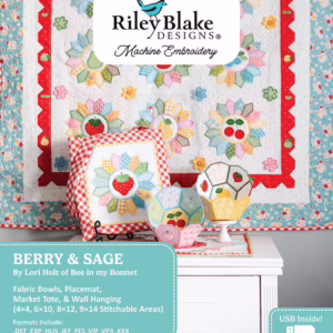 Riley Blake - Lori Holt Berry & Sage Machine Embroidery Design