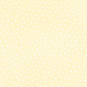 Maywood Studios - Little Lambies Flannel Yellow Polka Dots