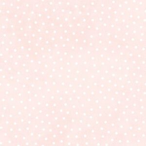 Maywood Studios - Little Lambies Flannel Pink Polka Dots