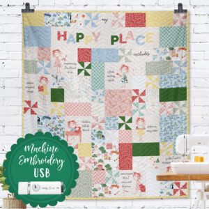 Pattern - My Happy Place Machine Embroidery Pattern