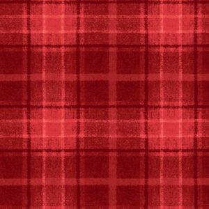 Maywood Studios - Snowtop Mountain Flannel Big Plaid Red