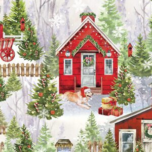 Benartex - Heartland Holiday Village Multi