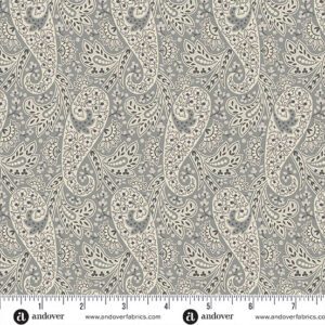 Andover - Nightfall Gray Paisley