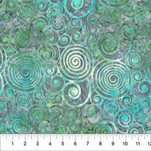 Northcott - Abstraction Swirl Blue