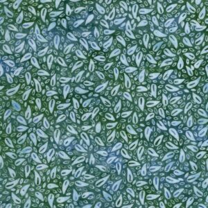 Island Batiks - Crazy for Daisies Collection Petals Blue