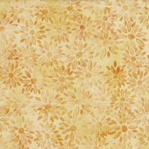 Island Batiks - Crazy for Daisies Collection Daisies Yellow