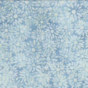 Island Batiks - Crazy for Daisies Collection Daisies Blue