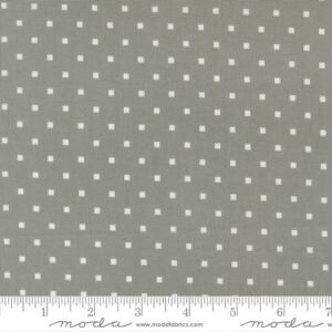 Moda - Cat Named Stitch Gray Square Dot