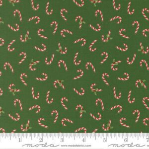 Moda - Holiday Cheer Candy Cane Green