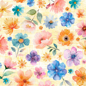 QT Fabrics - Udderly Adorable Floral