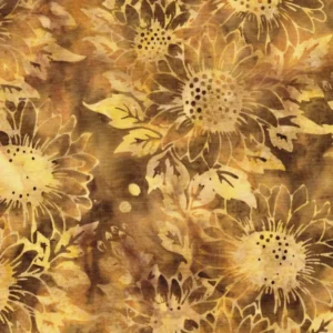 Island Batik - Large Sunflowers Batik