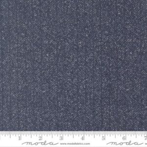 Moda - Gather Navy Herringbone Flannel