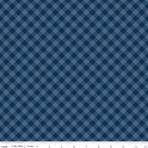 Riley Blake - Lori Holt Denim & Daisy Oxford Blue Gingham