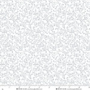 Henry Glass - White on White Trumpet Vines