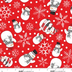 Studio E - Cool Club Snowman Toss Flannel