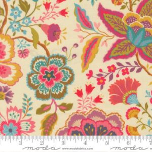 Moda - Sitara Jasmine Cream Jasmine Florals
