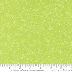 Moda - Joysome Sketch Floral Lime