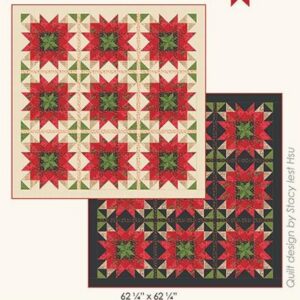 Kit - Holiday Flora Black Quilt