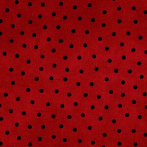 Maywood Studios - Woolies Flannel Polka Dots Deep Red