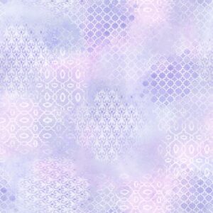 Lumin Fabrics - Subtle Symmetry Violet