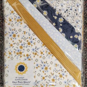 Sassy Sunflower Half Pack Quilt Kit- "Sun Drenched"