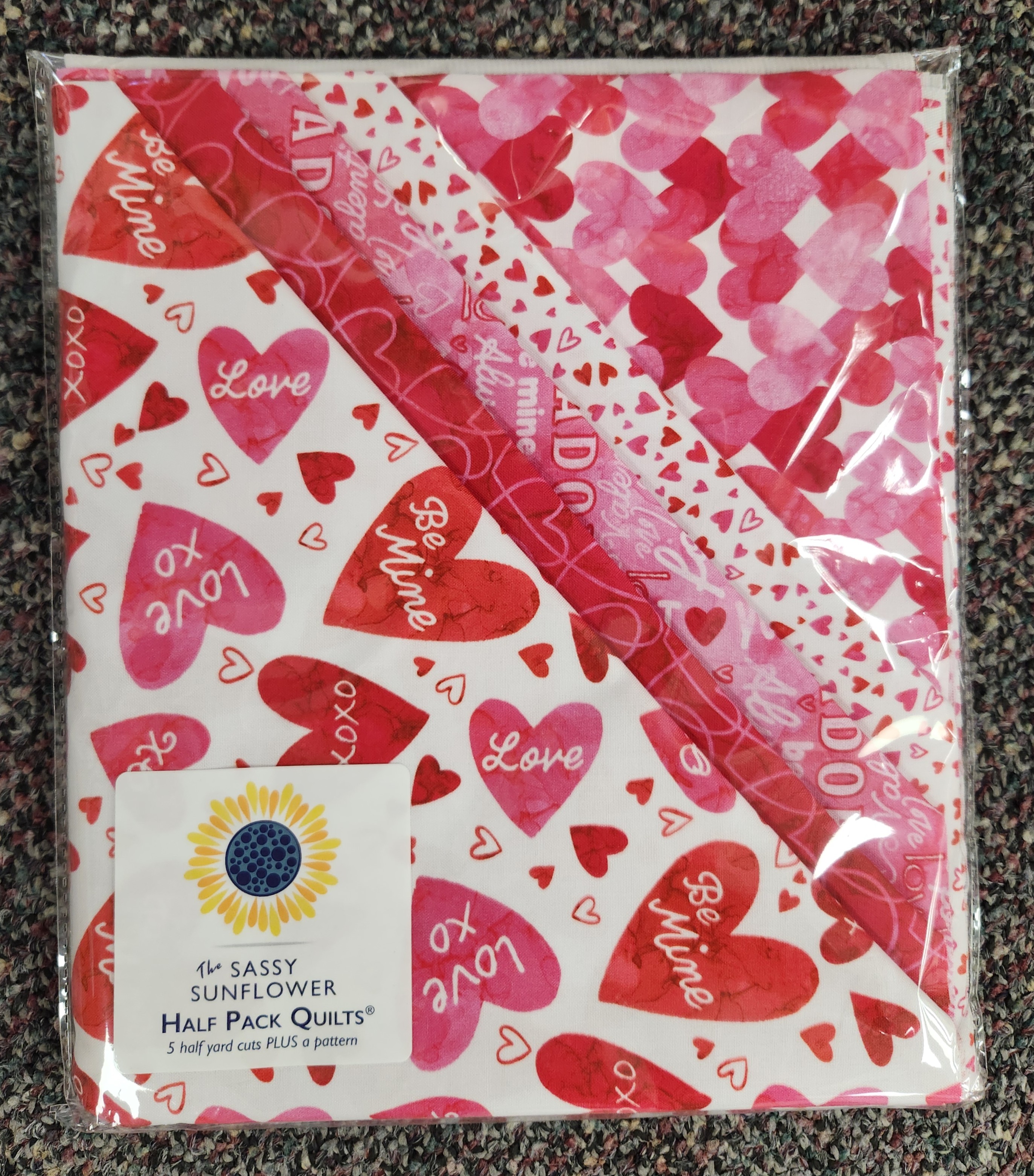 Sassy Sunflower Half Pack Quilt Kit- "Forever Love"