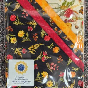 Sassy Sunflower Half Pack Quilt Kit- "Monarch Butterflies"