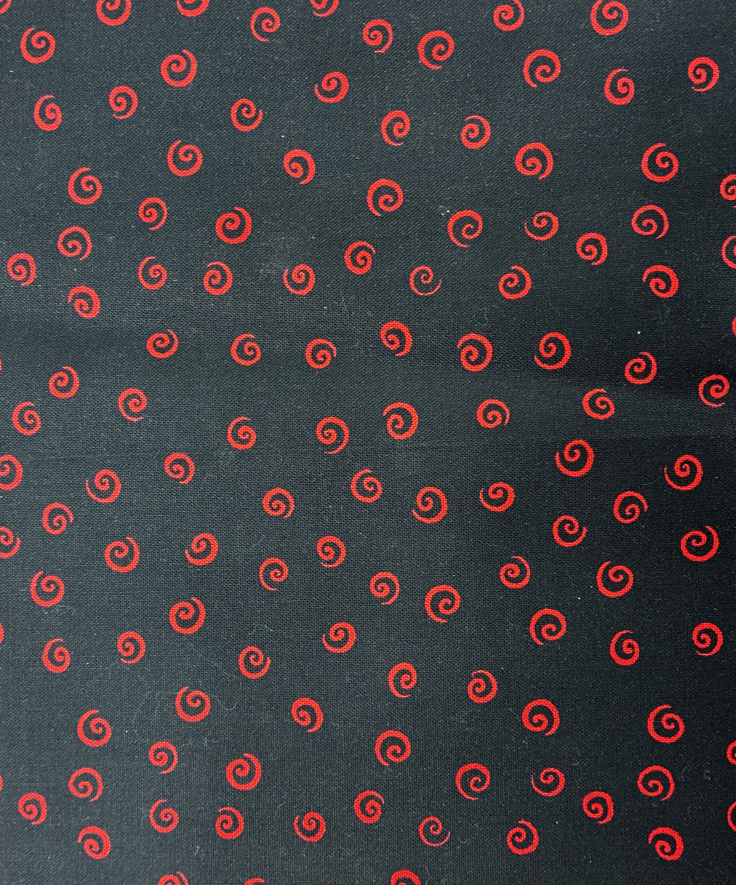 Timeless Treasures - Nebraska Red and Black Swirls NIFS PRE-ORDER February 2027