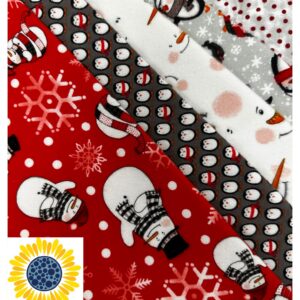 Sassy Sunflower Half Pack Quilt Kit- "Cool Club Flannel"