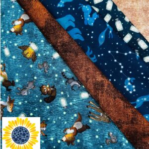 Sassy Sunflower Half Pack Quilt Kit- "Happy Campers"