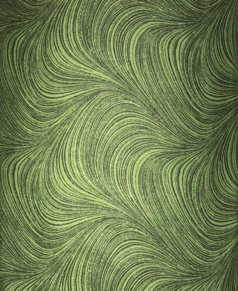 Wide Wave Texture Dark Green