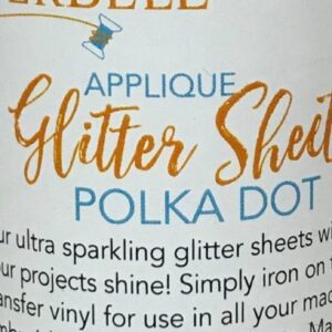 Kimberbell - Applique Glitter Sheet Red Polka Dot