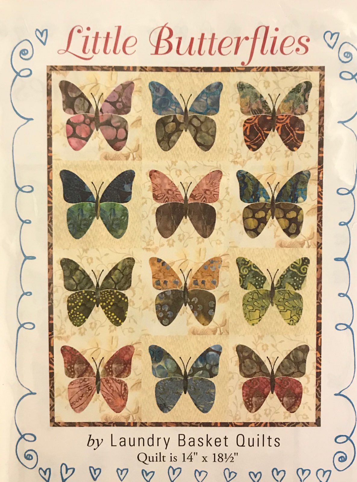 Laundry Basket Quilts- Little Butterflies Pattern