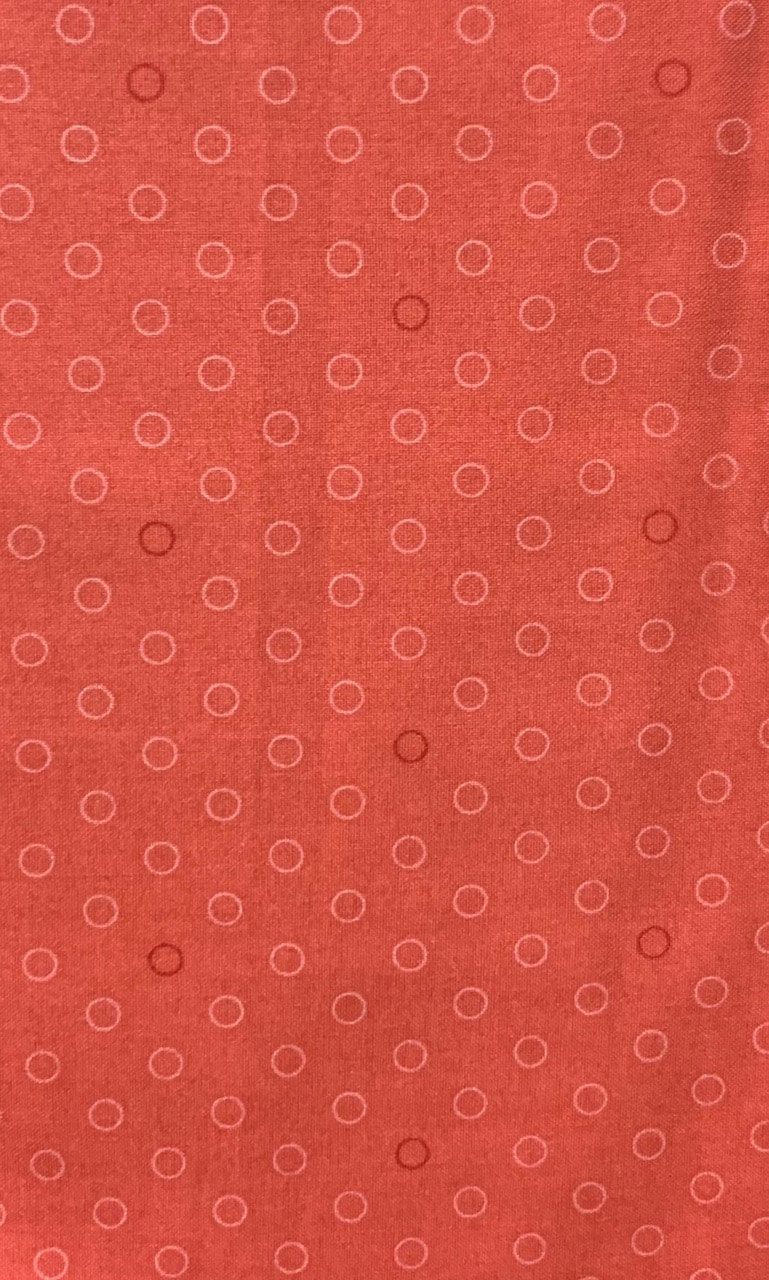 Spots and Dots by Laundry Basket - Coral