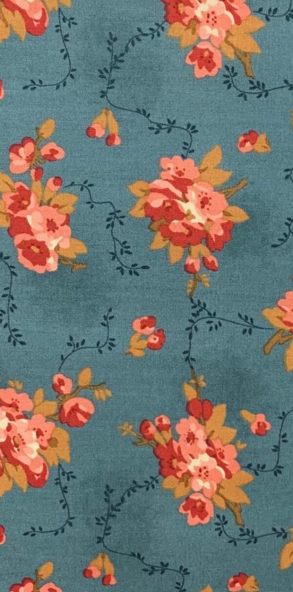 Bed of Roses by Laundry Basket - Dusty Blue Dahlia