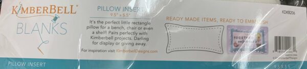 Kimberbell Pillow Insert 9.5"x5.5"