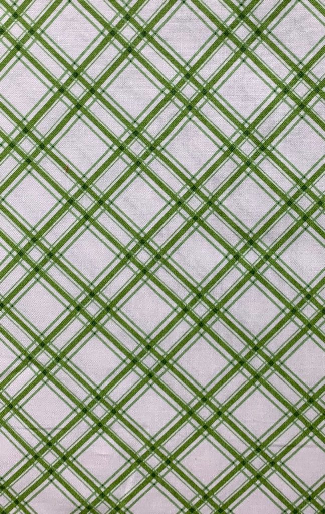 Kimberbell Basics - Green Diagonal Plaid