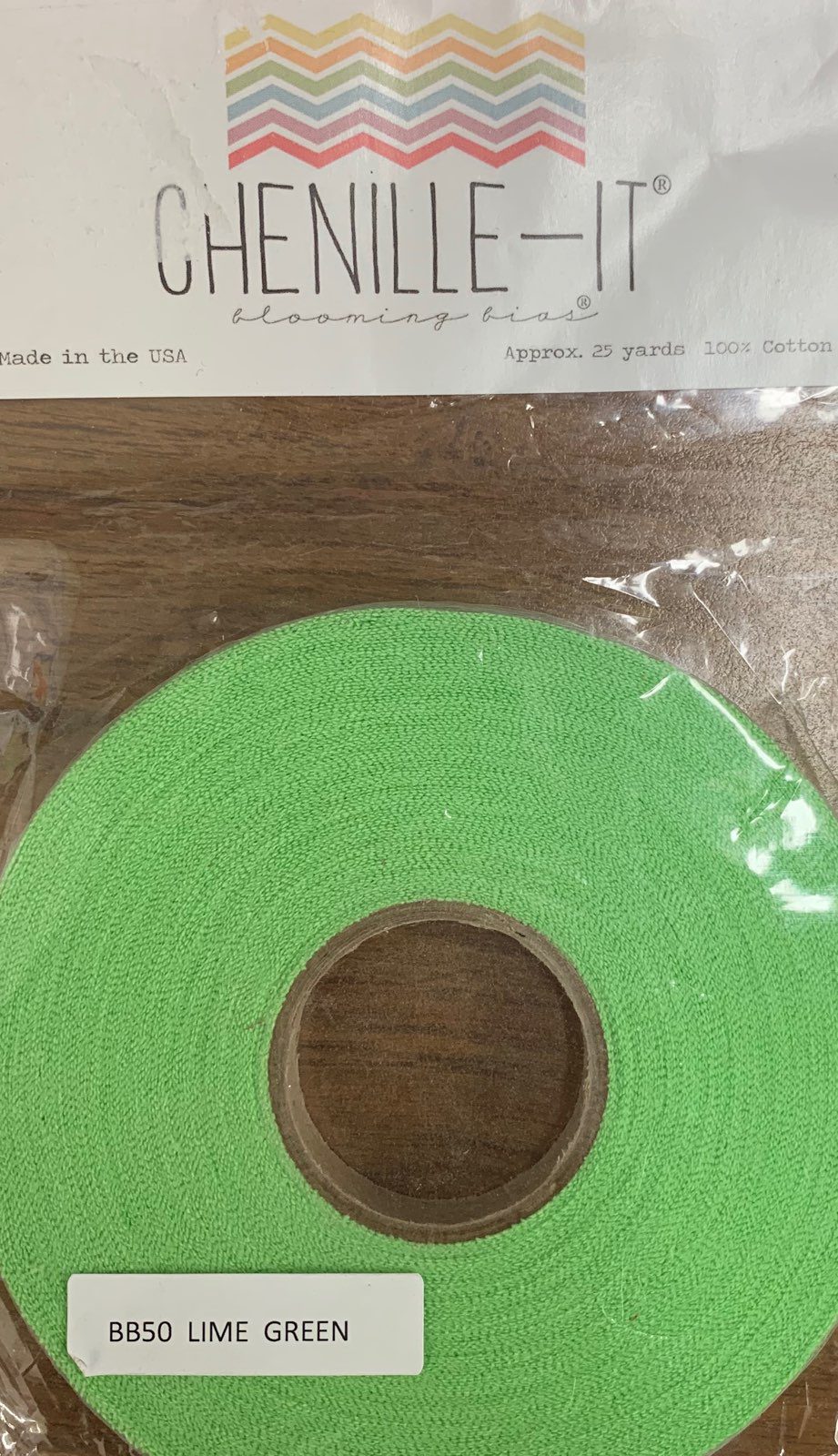Chenille It - 3/8" x 25 yrds - Lime