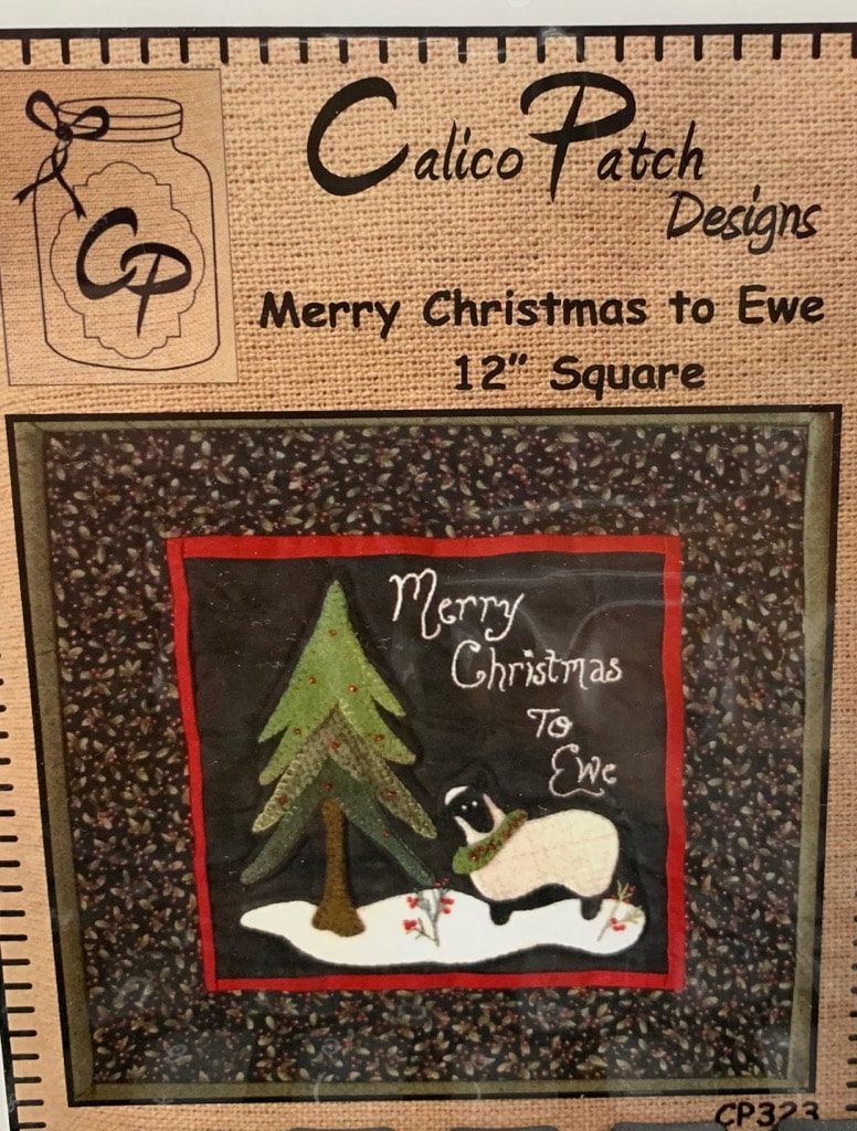 Merry Christmas to Ewe 12" square