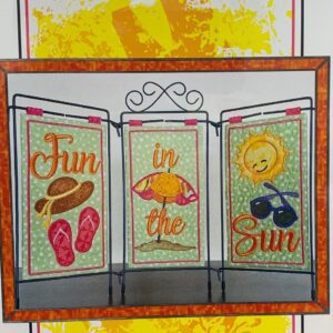 Janine Babich Designs Table Top Display ME CD- Fun in the Sun