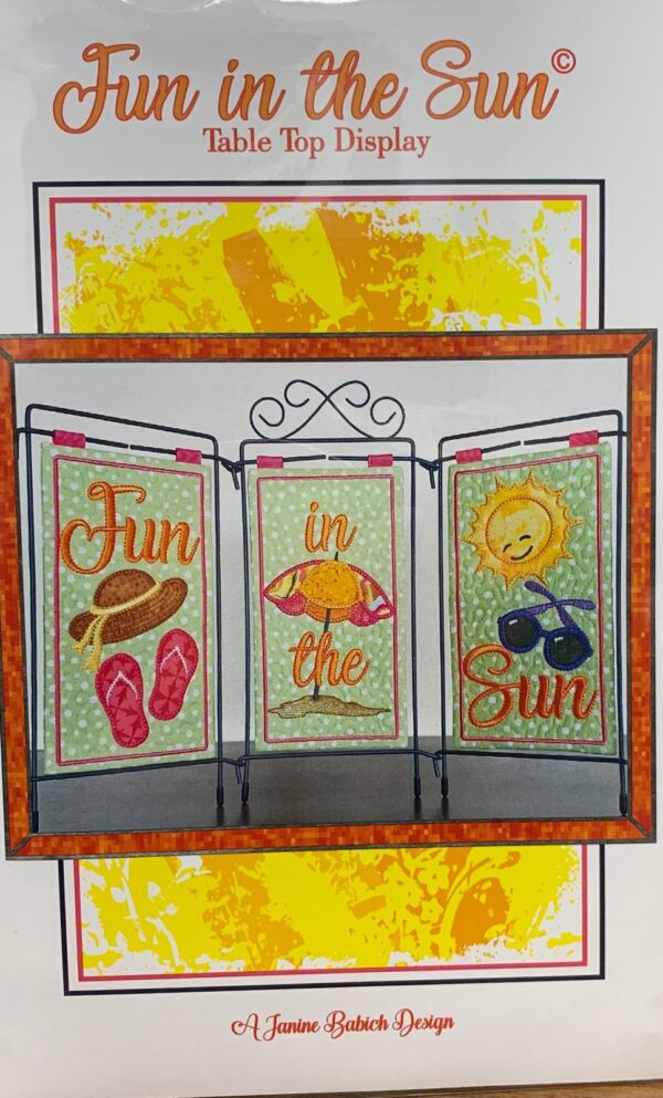 Janine Babich Designs Table Top Display ME CD- Fun in the Sun