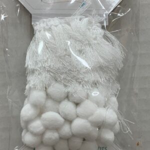 Kimberbell - Tassels & Poms White
