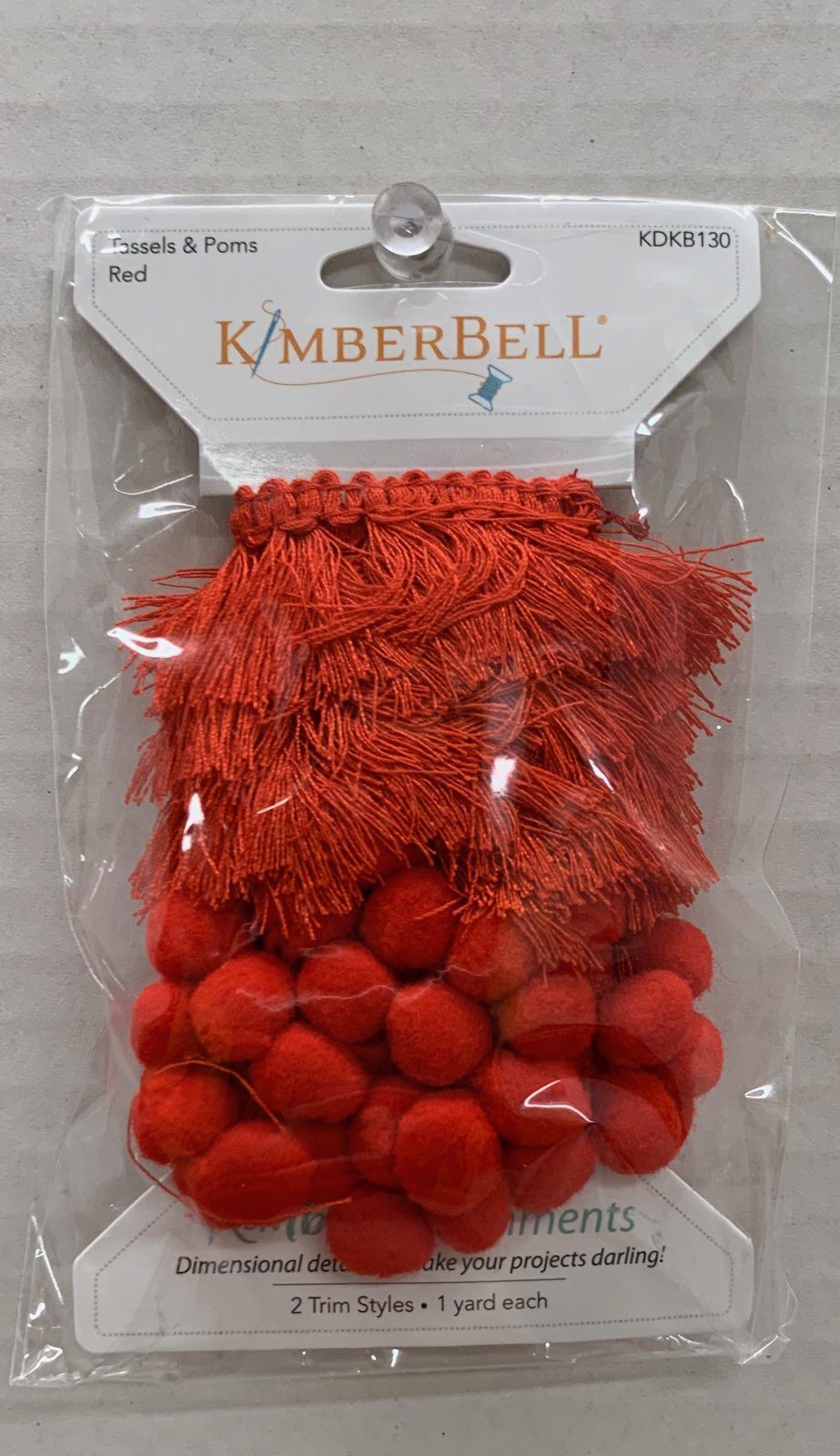 Kimberbell - Tassels & Poms - Red