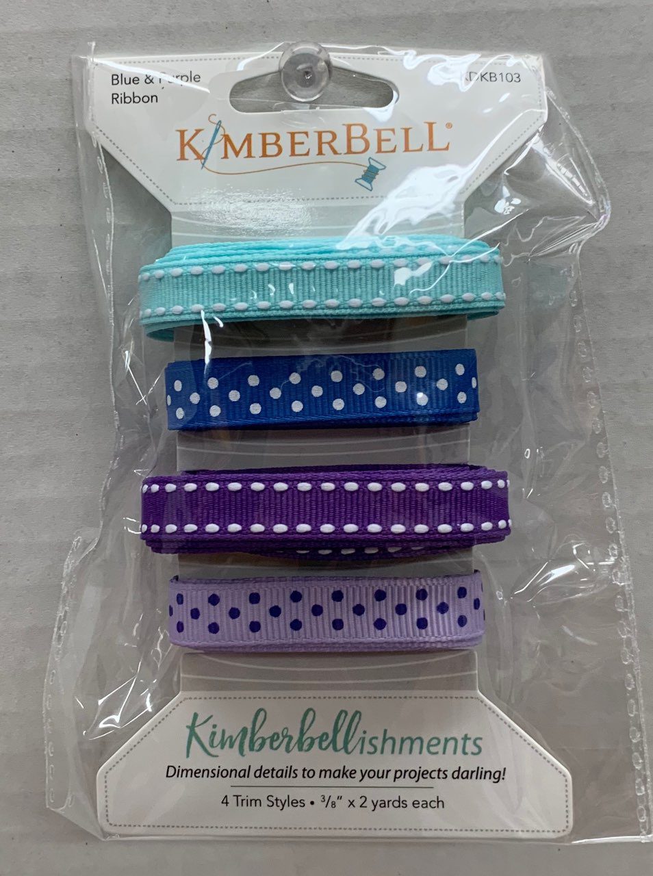 Kimberbell - Blue & Purple Ribbon
